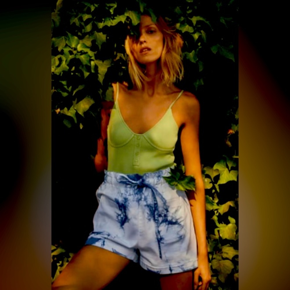 Zara tie dye shorts